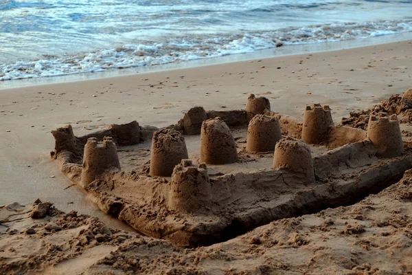 Château de sable en Espagne — Photo