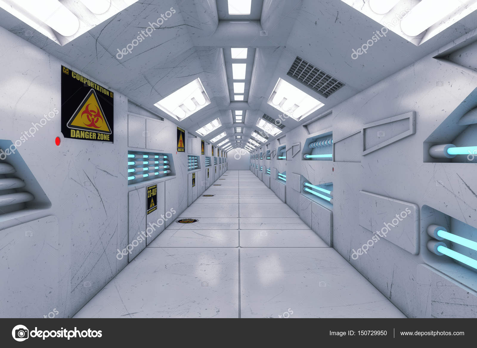 Futuristic Spaceship Interior Stock Photo C Mik38 150729950