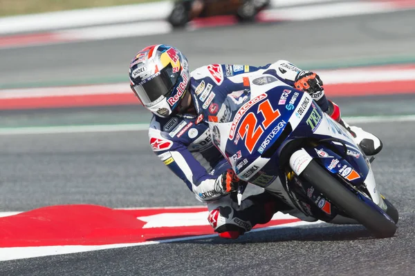 Stuurprogramma Fabio Di Giannantonio. Gressini Team. Moto3. Monster Energy Grand Prix van Catalonië — Stockfoto