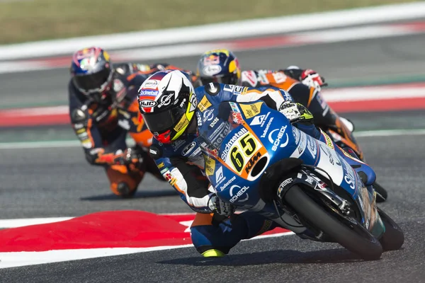 Sterownik Philipp Oettl. Zespół Sudmetal. Moto3. Monster Energy Grand Prix Katalonii — Zdjęcie stockowe