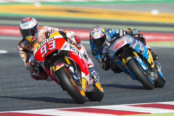 Förare Marc Marquez. Repsol Honda teamet. Monster Energy Grand Prix i Katalonien — Stockfoto