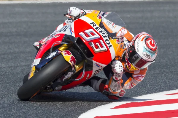 Conductor Marc Márquez. Repsol Honda Team. Gran Premio Monster Energy de Cataluña — Foto de Stock