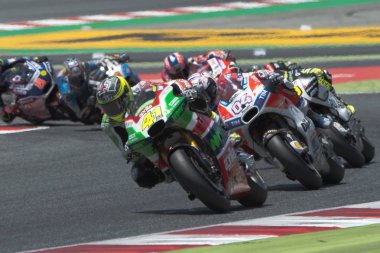Sürücü Aleix Espargaro. Aprilia takım. Catalonia canavar enerji Grand Prix