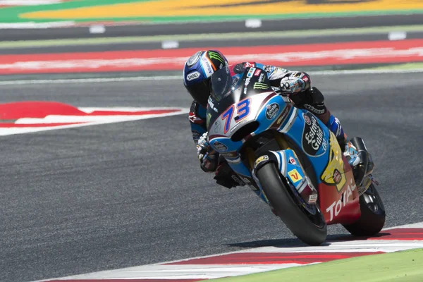 Conductor Alex Márquez. Equipo AGR. Moto2. Gran Premio Monster Energy de Cataluña —  Fotos de Stock