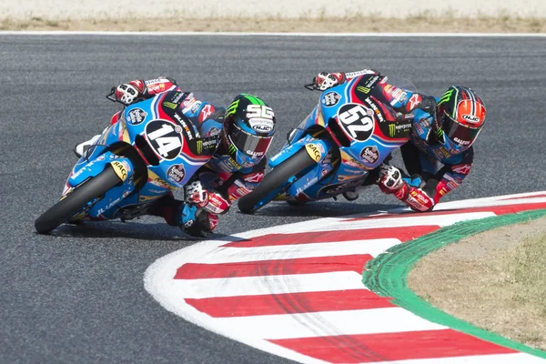 Sterownik Garcia Dols, Sergio. Moto3. Junior Team Estrella Galicia. FIM Cev Repsol — Zdjęcie stockowe