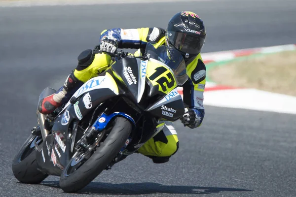 Driver Mamet, Luc. Moto3. Stratos Team. FIM CEV Repsol — Stock Photo, Image