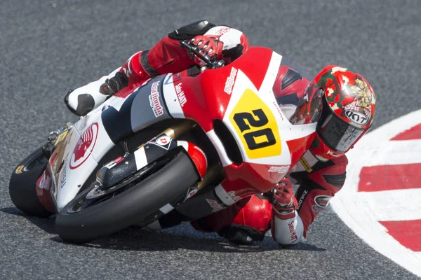 Driver Ekky Pratama, Dimas. Moto3. Astra Honda Team. FIM CEV Repsol — Stock Photo, Image