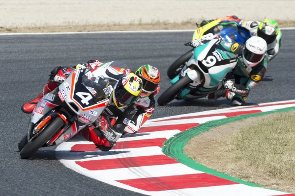 Conductor Matthias Meggle. Moto3. Equipo Dynavolt. FIM CEV Repsol — Foto de Stock