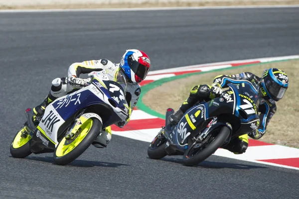 Motorista Petrarca, Lorenzo. Moto3. Equipa JHK. FIM CEV Repsol — Fotografia de Stock