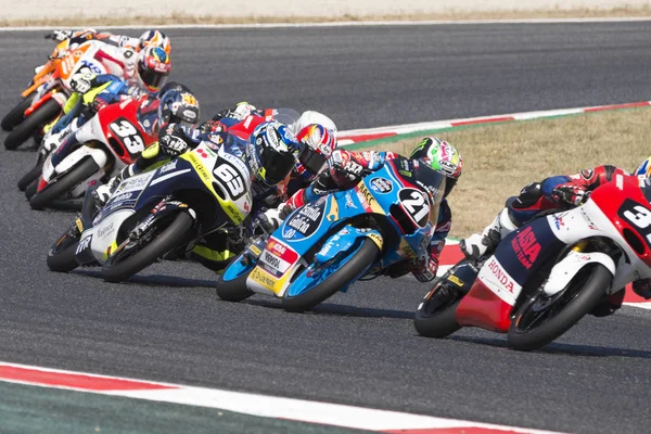 Sterownik Lopez Gonzalez, Alonso. Moto3. Junior Team Estrella Galicia. FIM Cev Repsol International — Zdjęcie stockowe