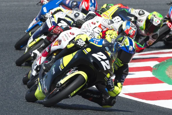 ドライバーの Wongthananon、Apiwath。Moto3。Vr46 mastercamp チーム。Fim Cev レプソル国際選手権 — ストック写真