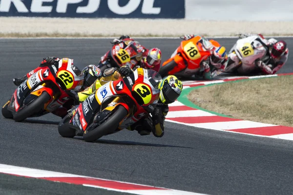 Conductor Tulovic, Lukas. Moto2. Adelante Equipo Junior. Campeonato Internacional FIM CEV Repsol — Foto de Stock