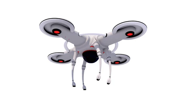 3d renderização drone voando — Fotografia de Stock