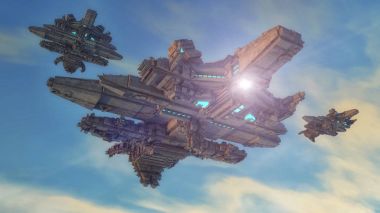 Yabancı gemi. Tanımlanamayan uçan nesne