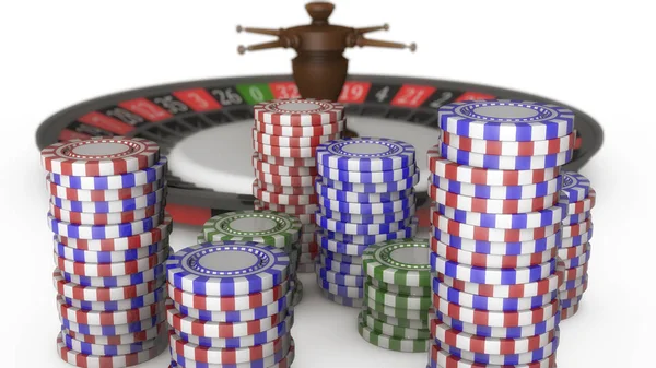 3D render American Roulette — Stock Photo, Image