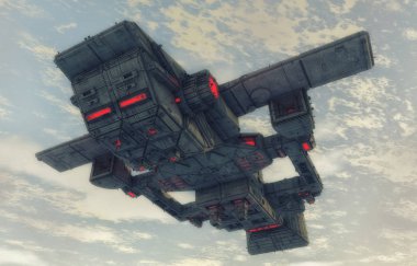 3D görüntüleme. Gelecekteki tanımlanamayan uçan nesne