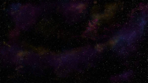 Abstrakte Galaxie Und Nebelillustration — Stockfoto