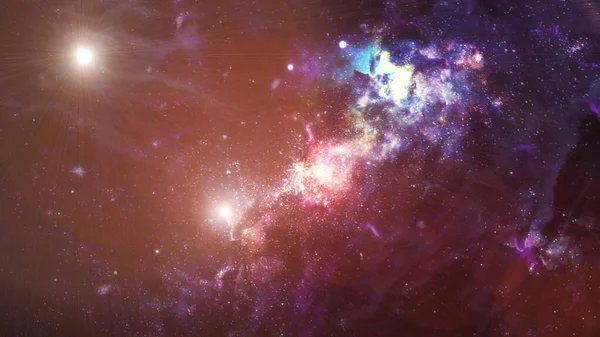 銀河や星の背景 — ストック写真