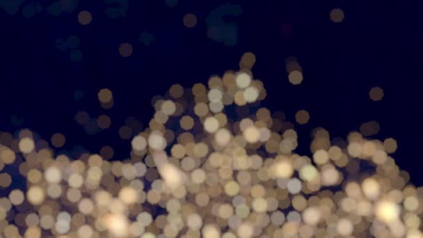 Abstract Twinkling Warm White Bokeh แสงเบลอพ นหล งคร — วีดีโอสต็อก