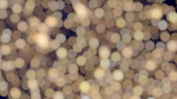 Una Foto Bokeh Desenfocada Con Capacidad Bucle Luces Navidad Brillantes — Vídeo de stock
