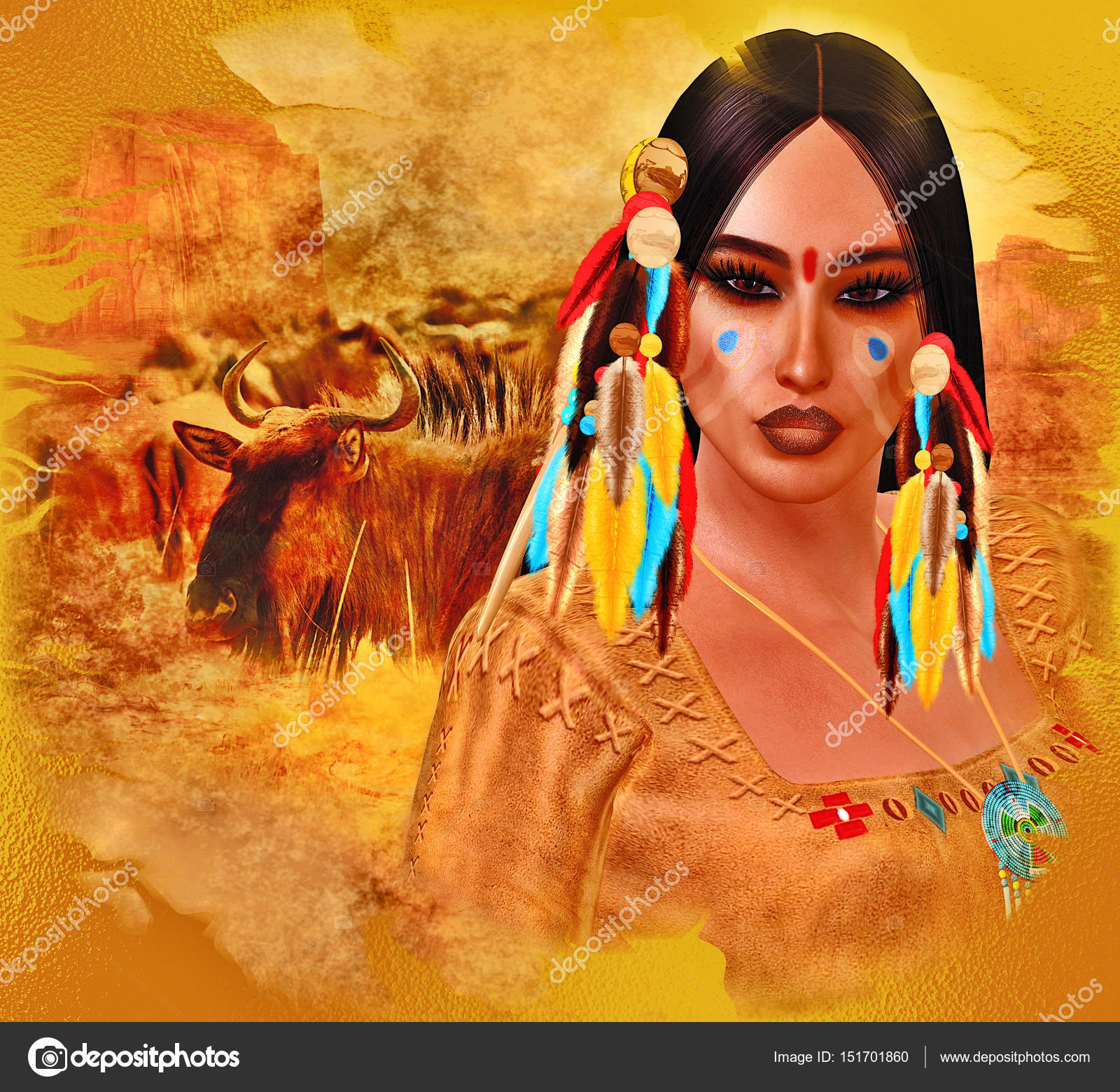Native American Girl With Abstract Colorful Painted Face In Or Unique 3d Render Art Style Stock Photo Image By C Tim09 Native American Girl With Abstract Colorful Painted Face In Or Unique 3d Render Art Style Stock Photo Image By C Tim09