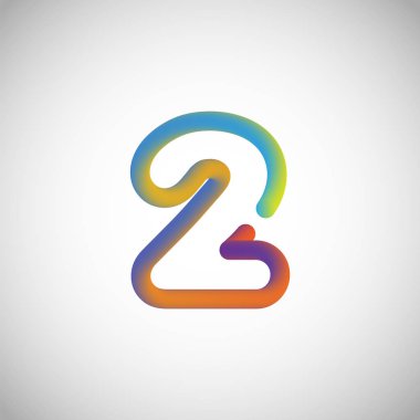 Renkli karakter bir yazı kümesi, illüstrasyon vektör