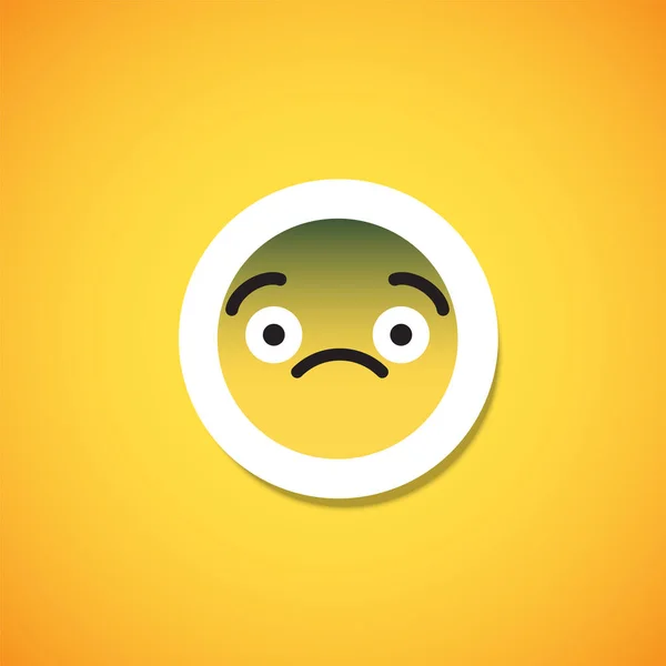 Premium Vector  Smile emoticon on yellow background