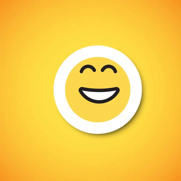 Premium Vector  Emoji yellow flat cartoon sticker big set