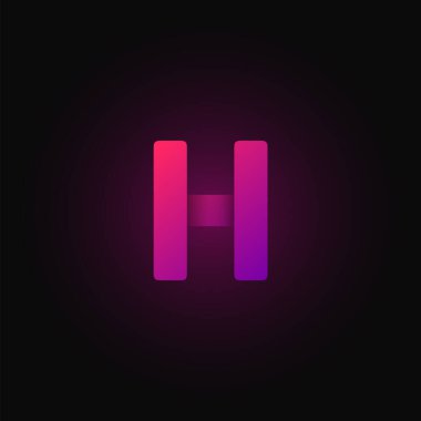 Pembe kağıt karakteri bir yazı dizisinden, vektör illüstrasyonundan katladı