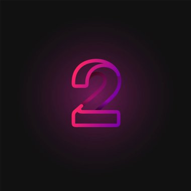 Pembe katlanmış çizgi karakteri bir yazı tipinden, vektör illüstrasyonundan