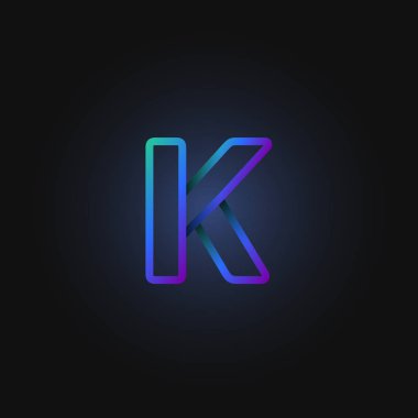 Mavi kağıt karakteri bir yazı dizisinden, vektör illüstrasyonundan katladı