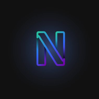 Mavi kağıt karakteri bir yazı dizisinden, vektör illüstrasyonundan katladı