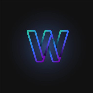 Mavi kağıt karakteri bir yazı dizisinden, vektör illüstrasyonundan katladı