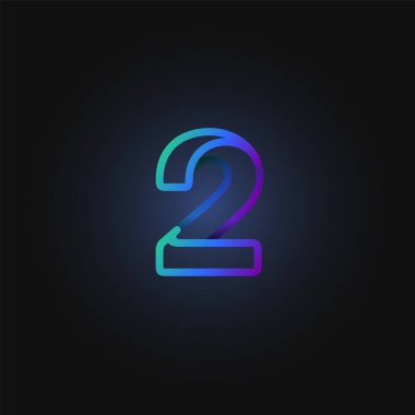 Mavi kağıt karakteri bir yazı dizisinden, vektör illüstrasyonundan katladı