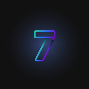 Mavi kağıt karakteri bir yazı dizisinden, vektör illüstrasyonundan katladı