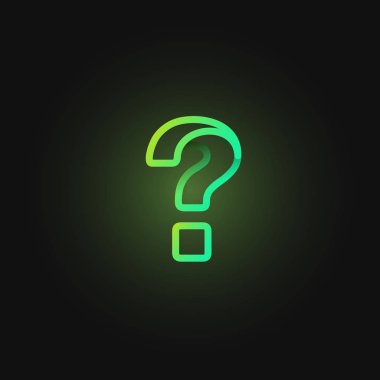 Yeşil kağıt karakteri bir yazı dizisinden, vektör illüstrasyonundan katladı