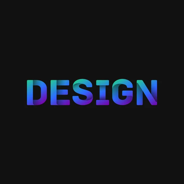 Design 어두운 일러스트 — 스톡 벡터