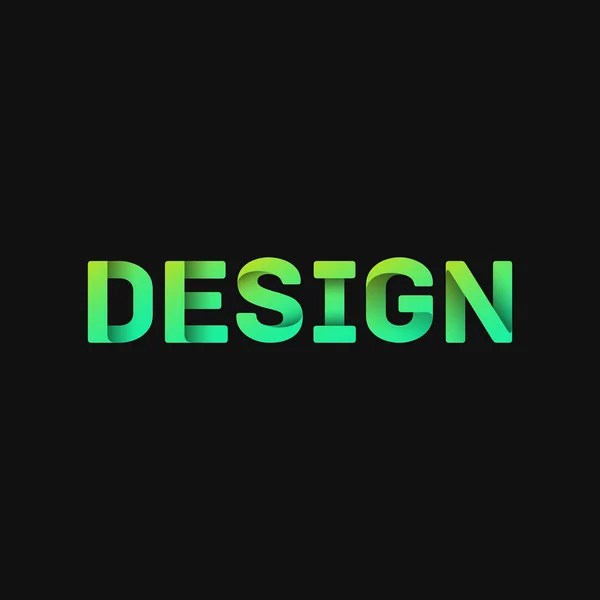 Design 어두운 일러스트 — 스톡 벡터