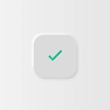 Web siteleri ve mobil uygulamalar için çok yüksek detaylı beyaz kullanıcı arayüzü düğmesi, vektör illüstrasyonu