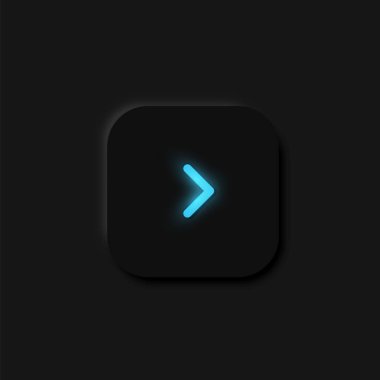 Web siteleri ve mobil uygulamalar için çok yüksek detaylı siyah kullanıcı arayüzü düğmesi, vektör illüstrasyonu