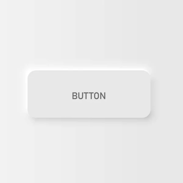 Botão Interface Usuário Branco Detalhado Muito Alto Para Sites Aplicativos — Vetor de Stock