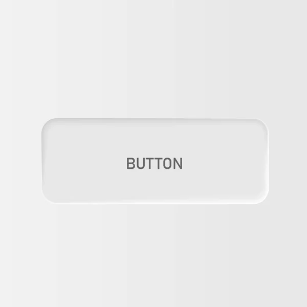 Bouton Interface Utilisateur Blanc Très Détaillé Pour Sites Web Applications — Image vectorielle