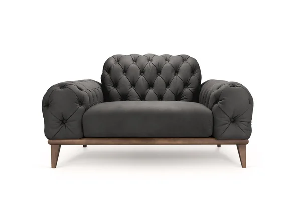 Luksusowy fotel czarny — Zdjęcie stockowe