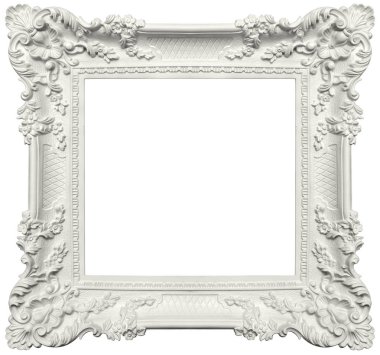 Beyaz Vintage çerçeve
