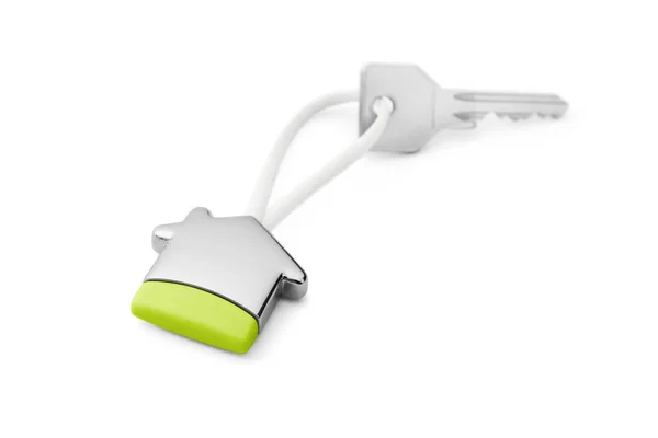 House key with clipping path — Stock Photo, Image