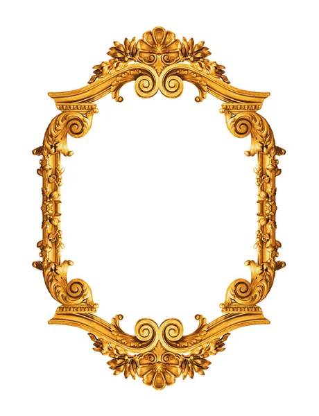 Golden antique frame — Stock Photo, Image