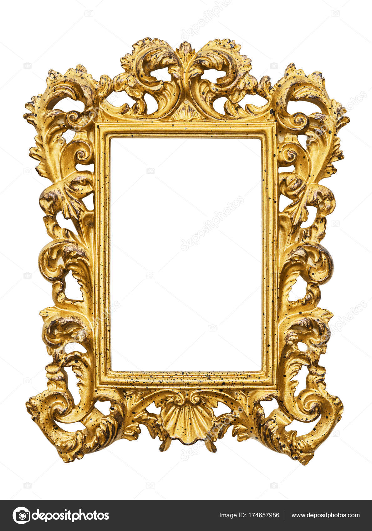 Vintage Golden Frame Stock Photo Wabeno 174657986 Vintage Golden Frame Stock Photo