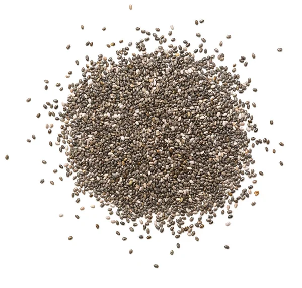 Sementes de chia em branco — Fotografia de Stock