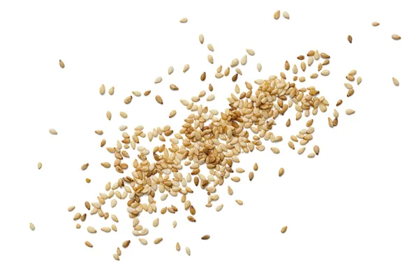 Sesame seeds on white — Stock Photo, Image