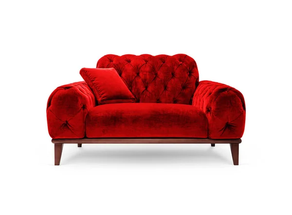 Luxury red armchair — Stock Photo, Image